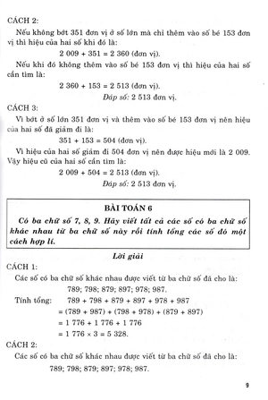 giải bằng nhiều cách các bài toán lớp 4 (biên soạn theo chương trình giáo dục phổ thông mới)