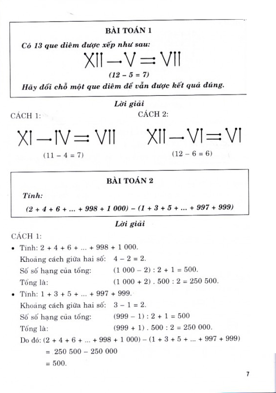 Giai Bang Nhieu Cach Cac Bai Toan Lop 6