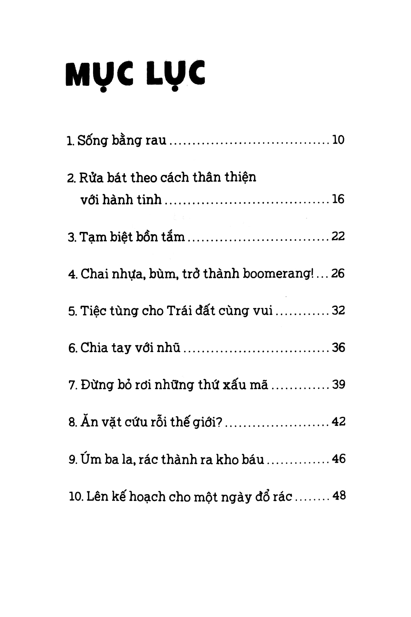 giải cứu địa cầu - 50 cách giảm lượng rác thải và cứu thế giới