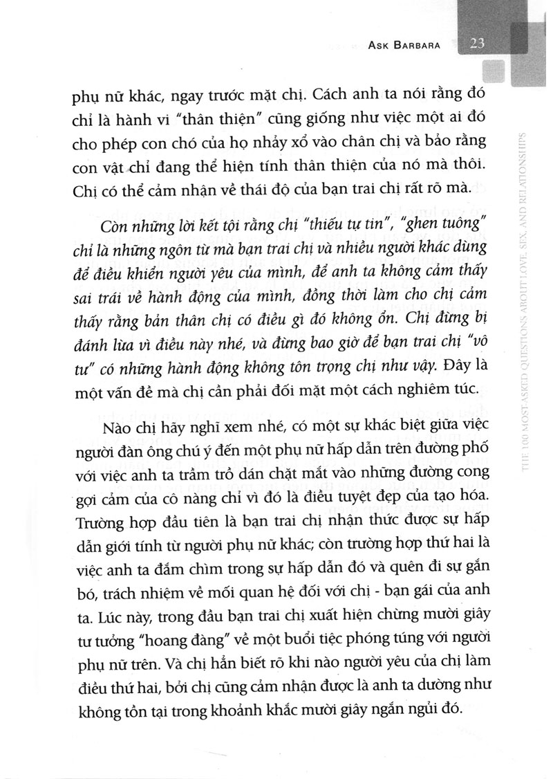 giải đáp chuyện yêu