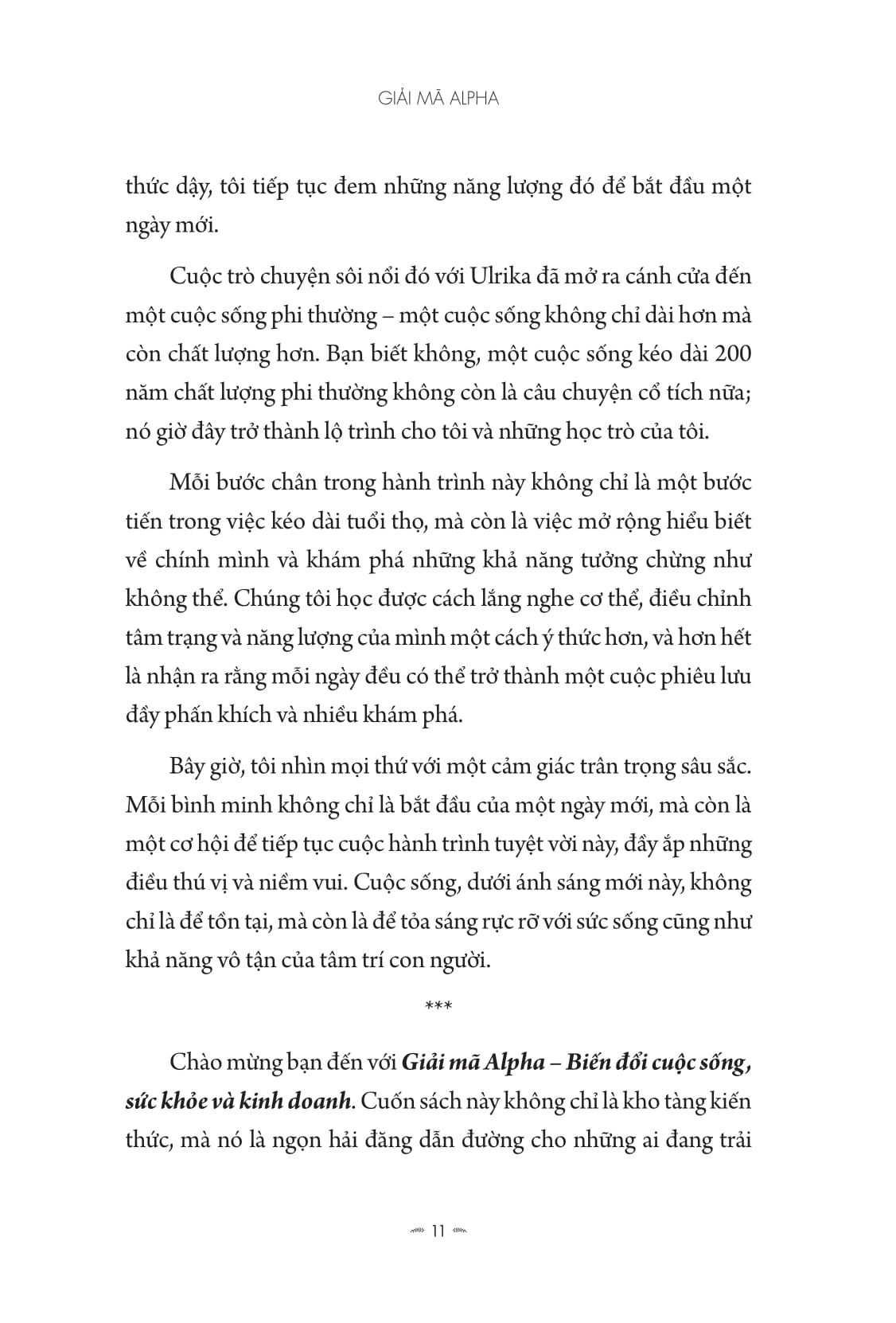 giải mã alpha - biến đổi cuộc sống, sức khỏe và kinh doanh