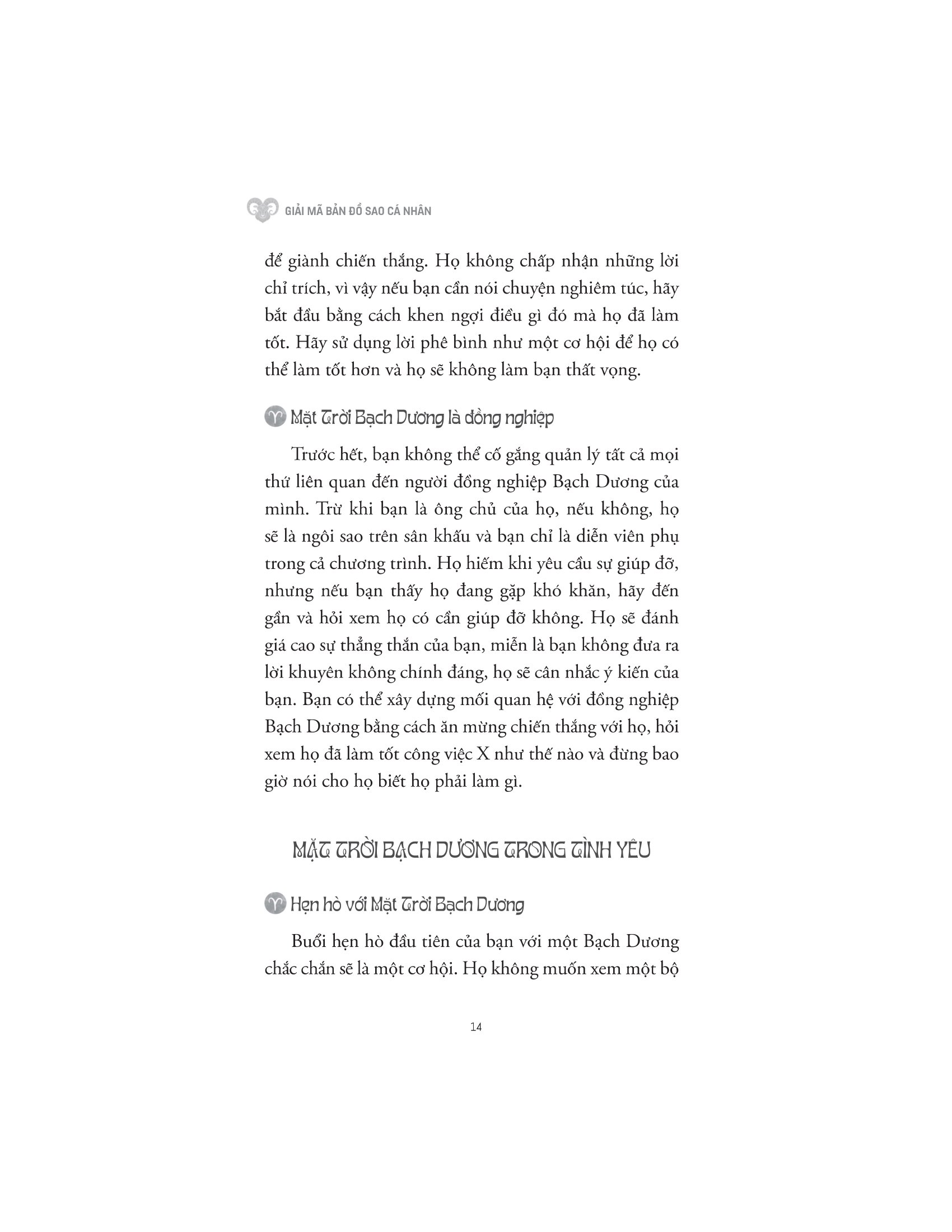 giải mã bản đồ sao cá nhân