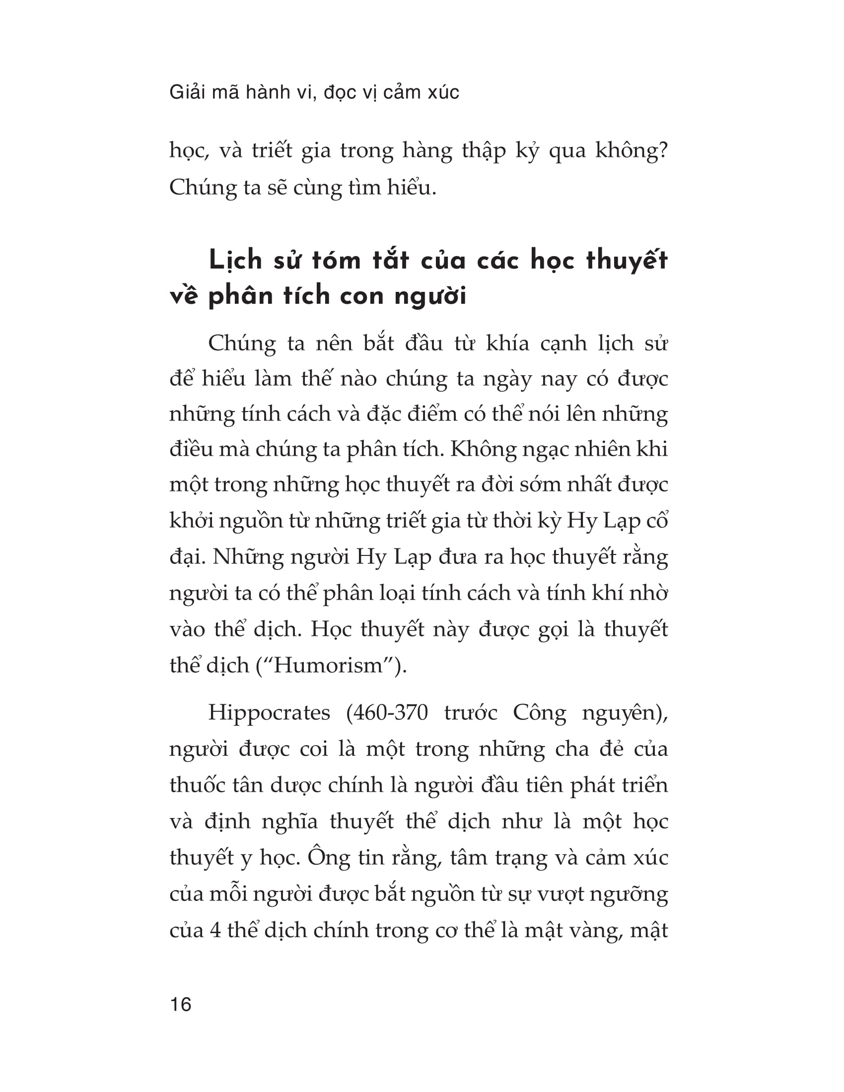 giải mã hành vi đọc vị cảm xúc