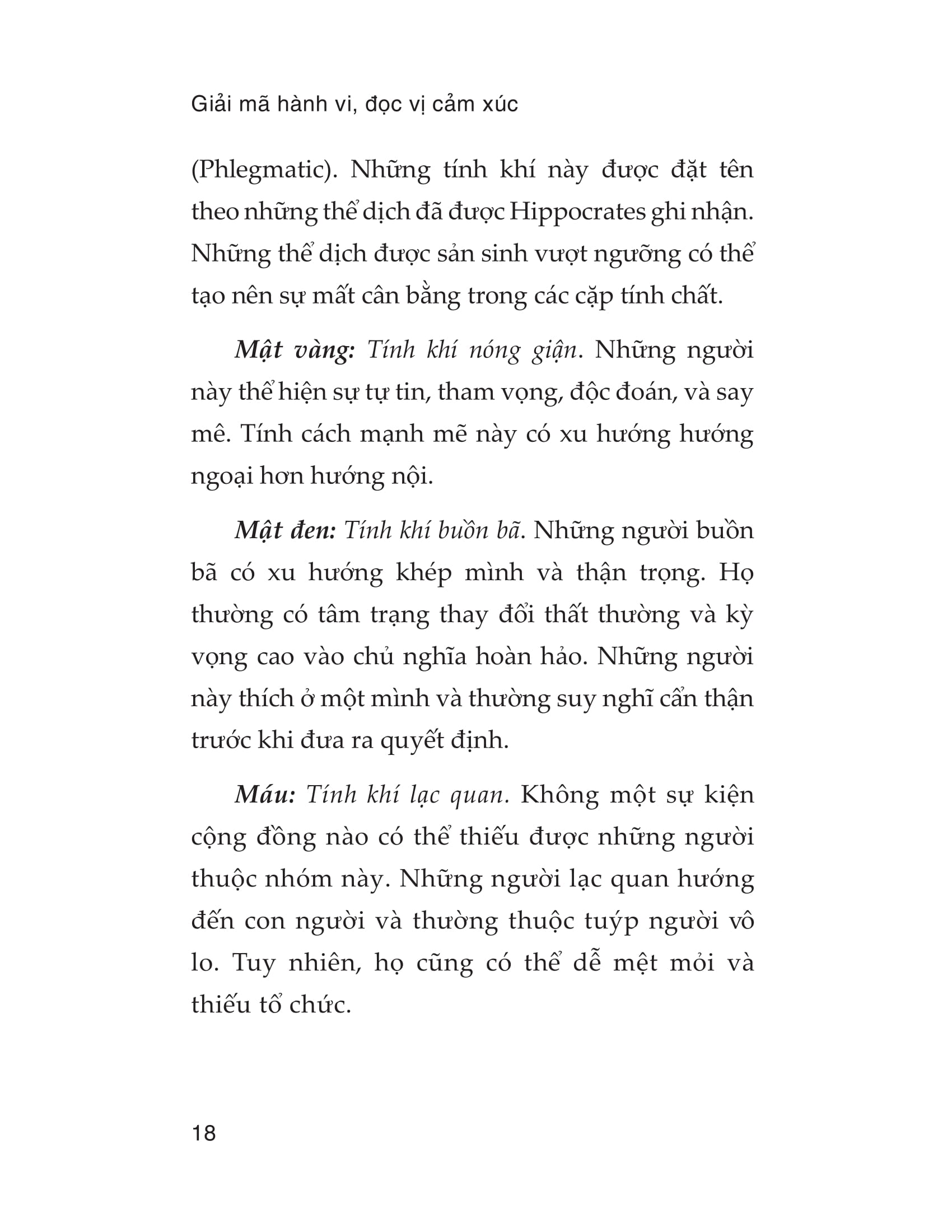 giải mã hành vi đọc vị cảm xúc