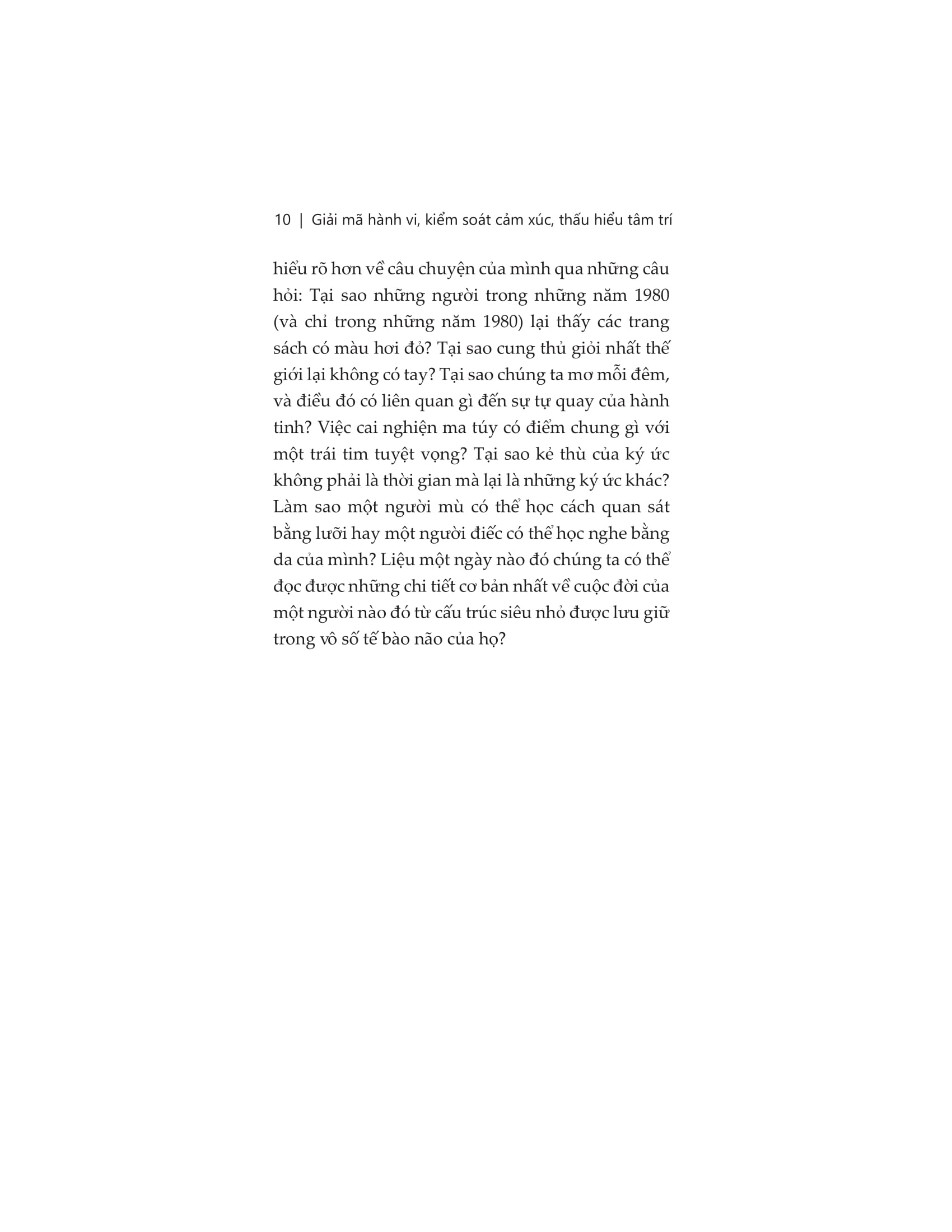 giải mã hành vi kiểm soát cảm xúc thấu hiểu tâm trí