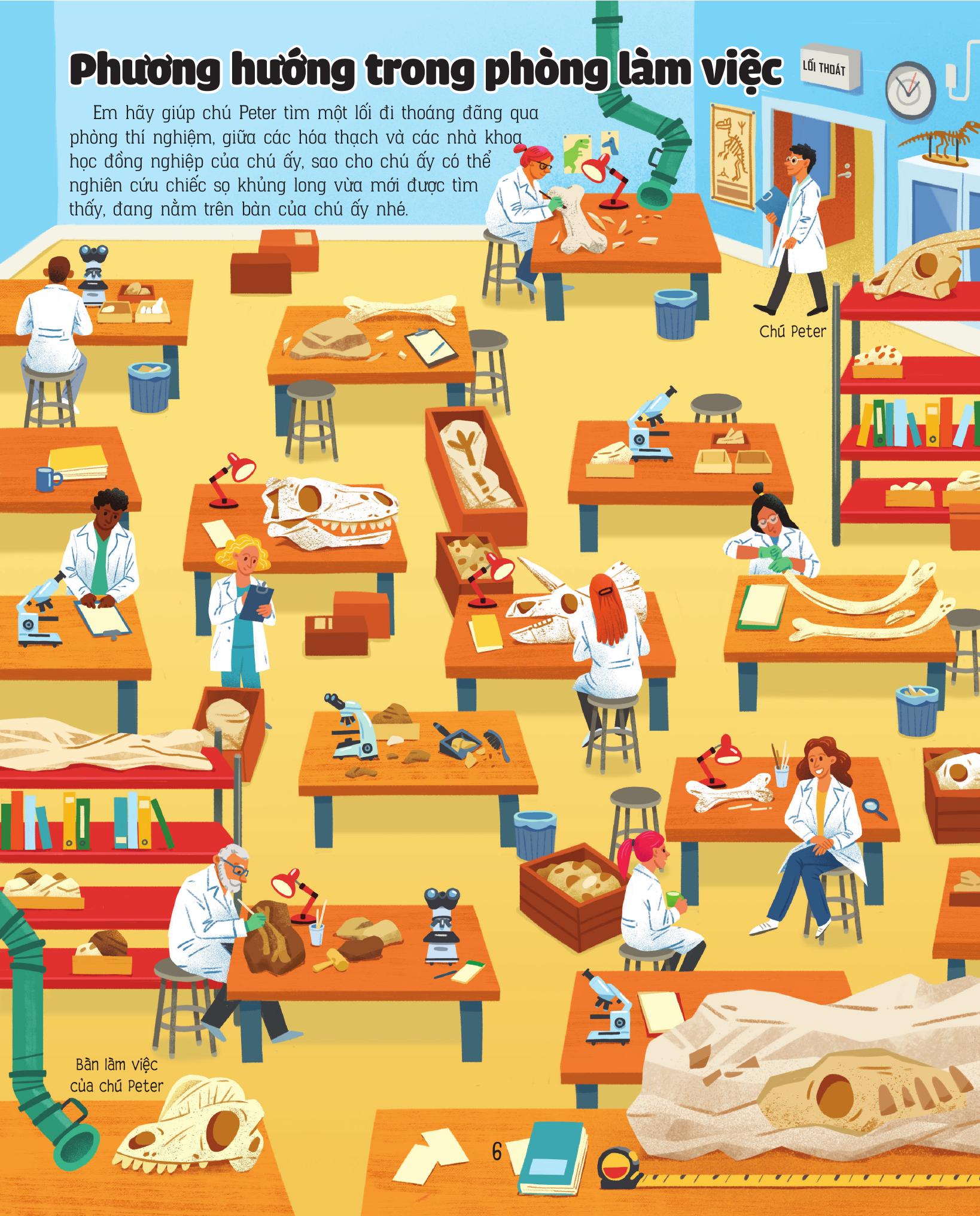 giải mã mê cung - phát triển iq - khủng long