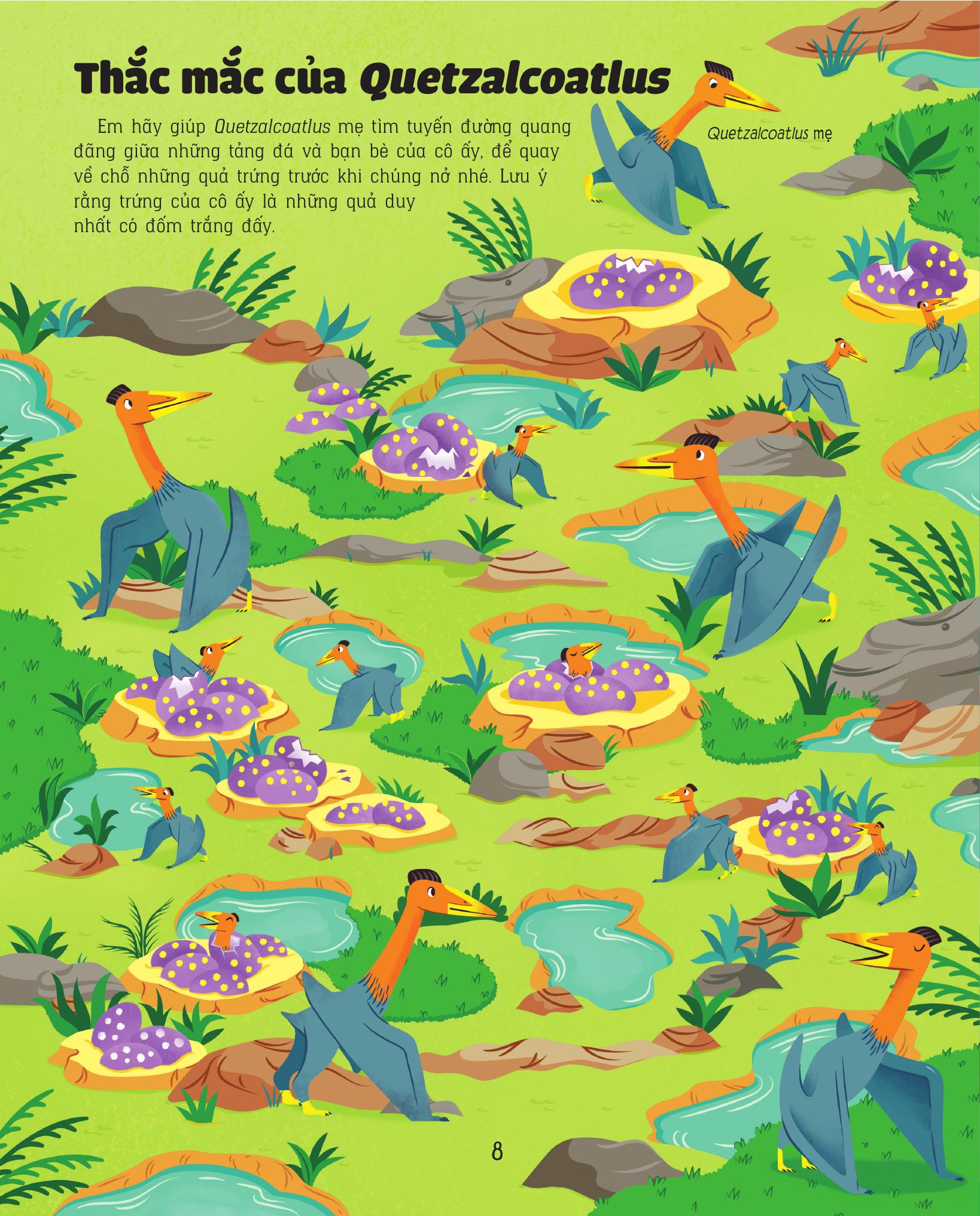 giải mã mê cung - phát triển iq - khủng long