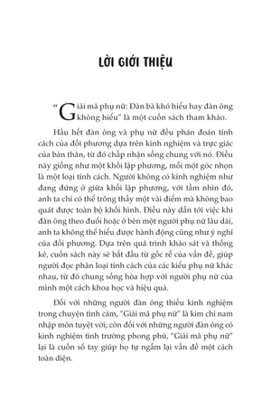 giải mã phụ nữ - đàn bà khó hiểu hay đàn ông không hiểu?