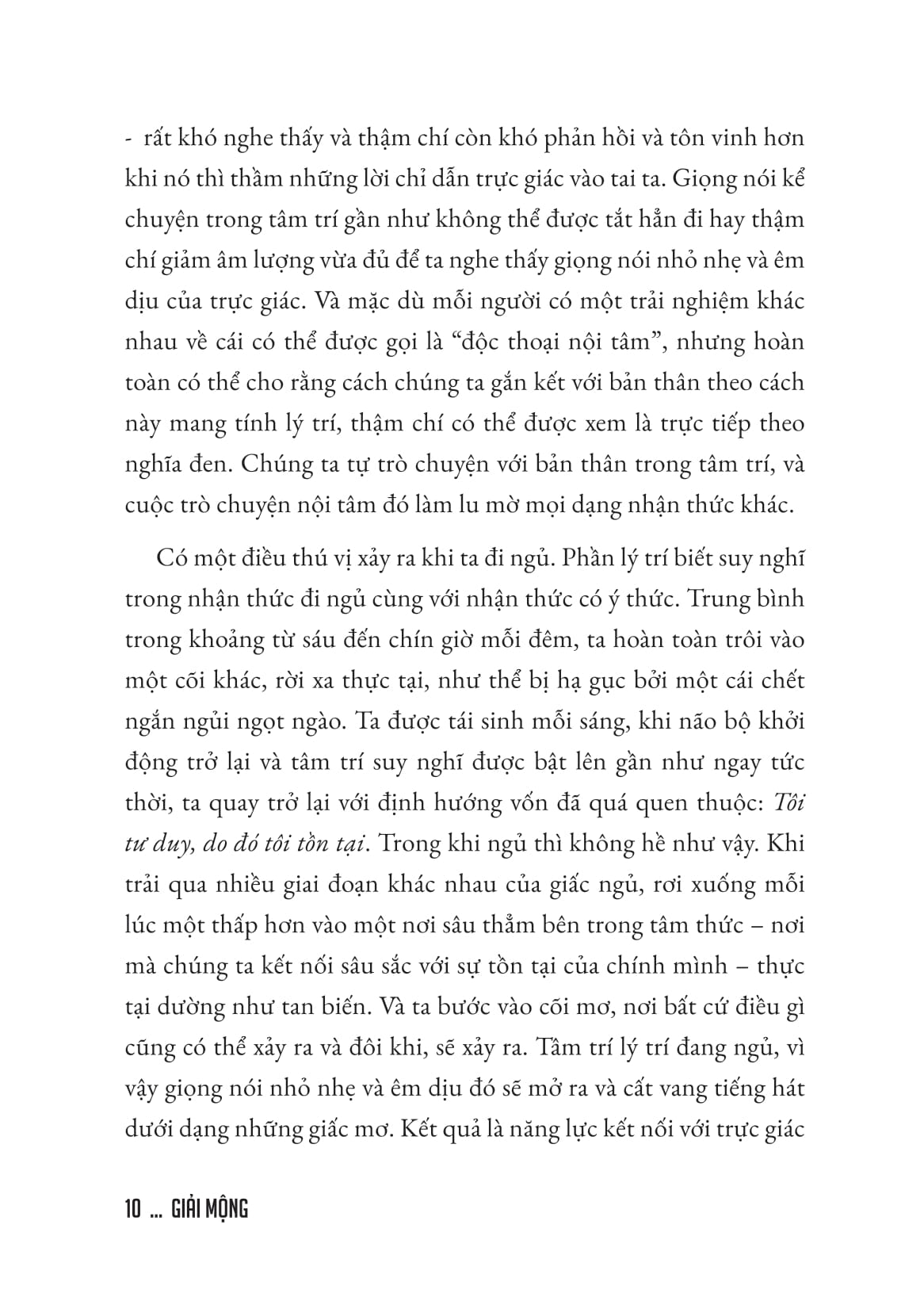 giải mộng - giải mã mối liên kết giữa trực giác và giấc mơ