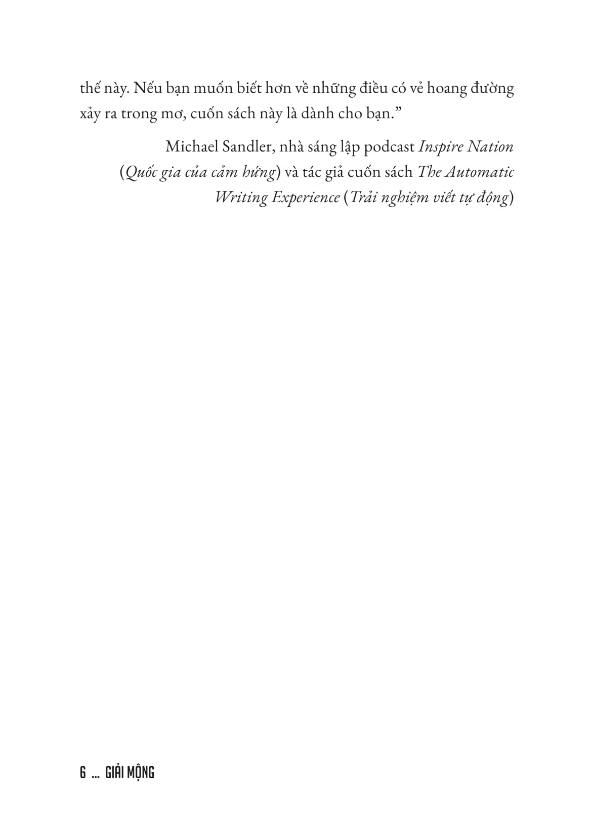 giải mộng - giải mã mối liên kết giữa trực giác và giấc mơ