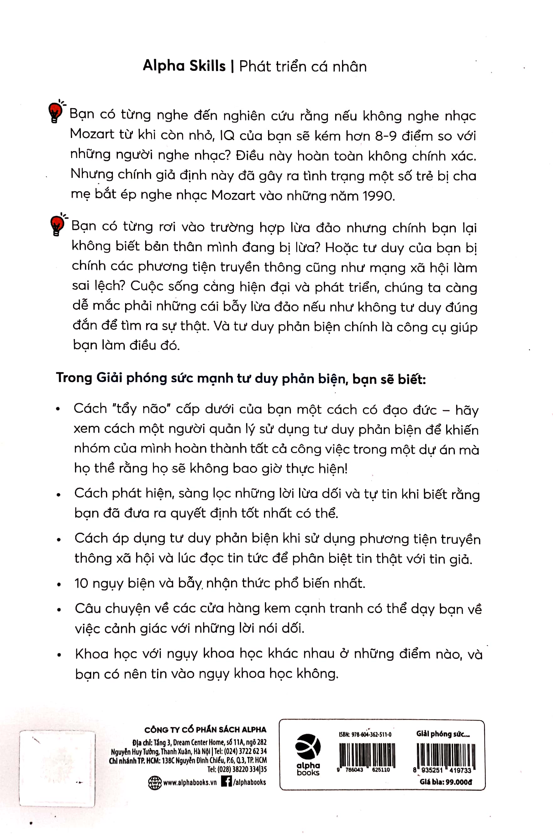 giải phóng sức mạnh tư duy phản biện