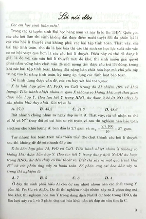 giải quyết bài tập lí thuyết khó trong đề thi thpt quốc gia môn hóa học