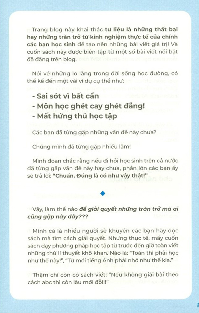 giải quyết những trở ngại trong học tập