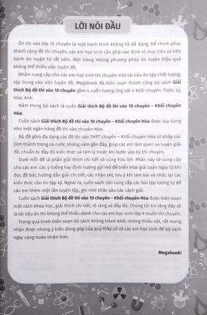 giải thích bộ đề thi vào 10 chuyên - khối chuyên hóa