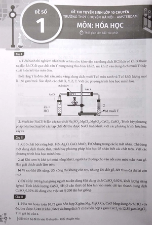 giải thích bộ đề thi vào 10 chuyên - khối chuyên hóa