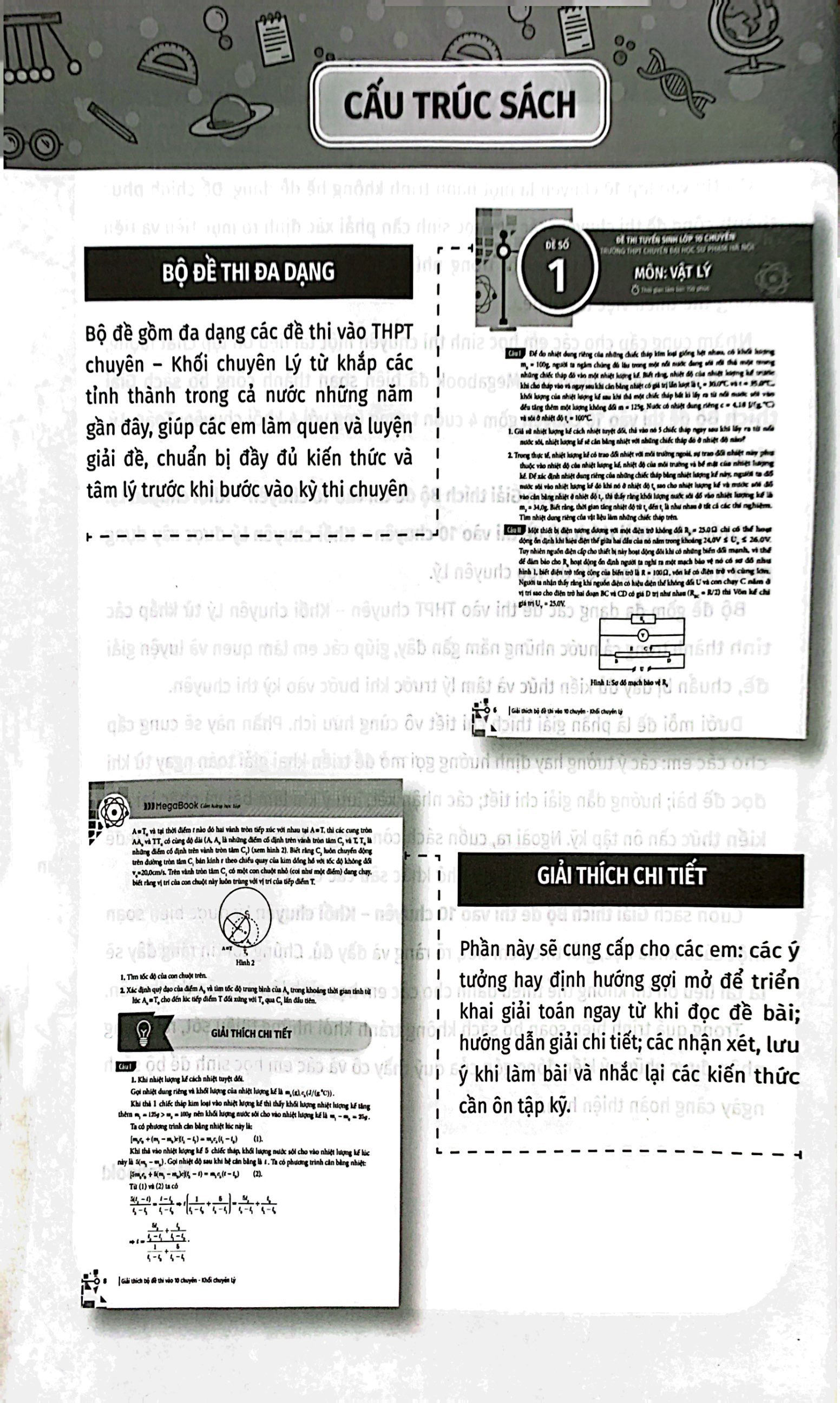 giải thích bộ đề thi vào 10 chuyên - khối chuyên lý