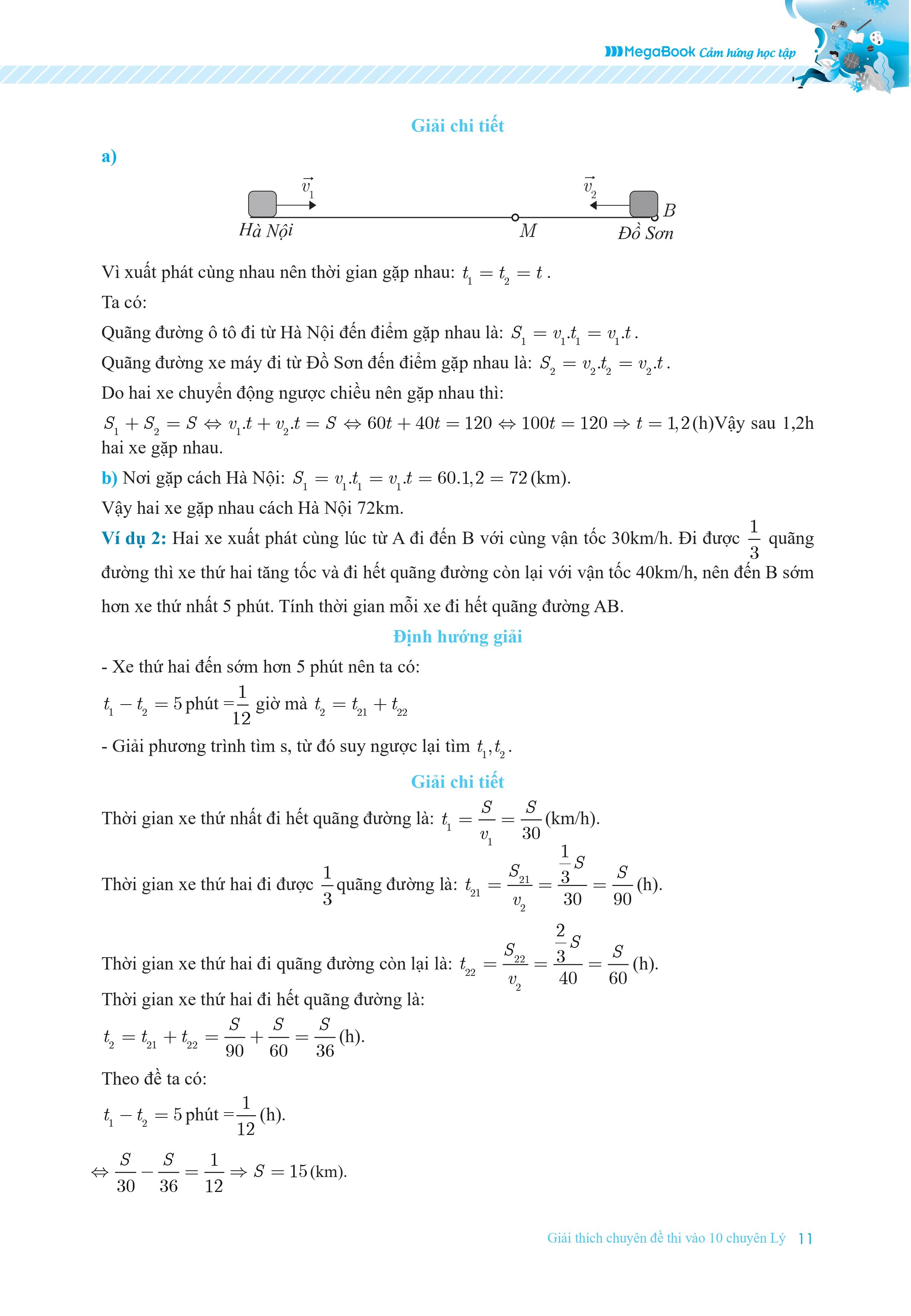 giải thích chuyên đề thi vào 10 chuyên lý