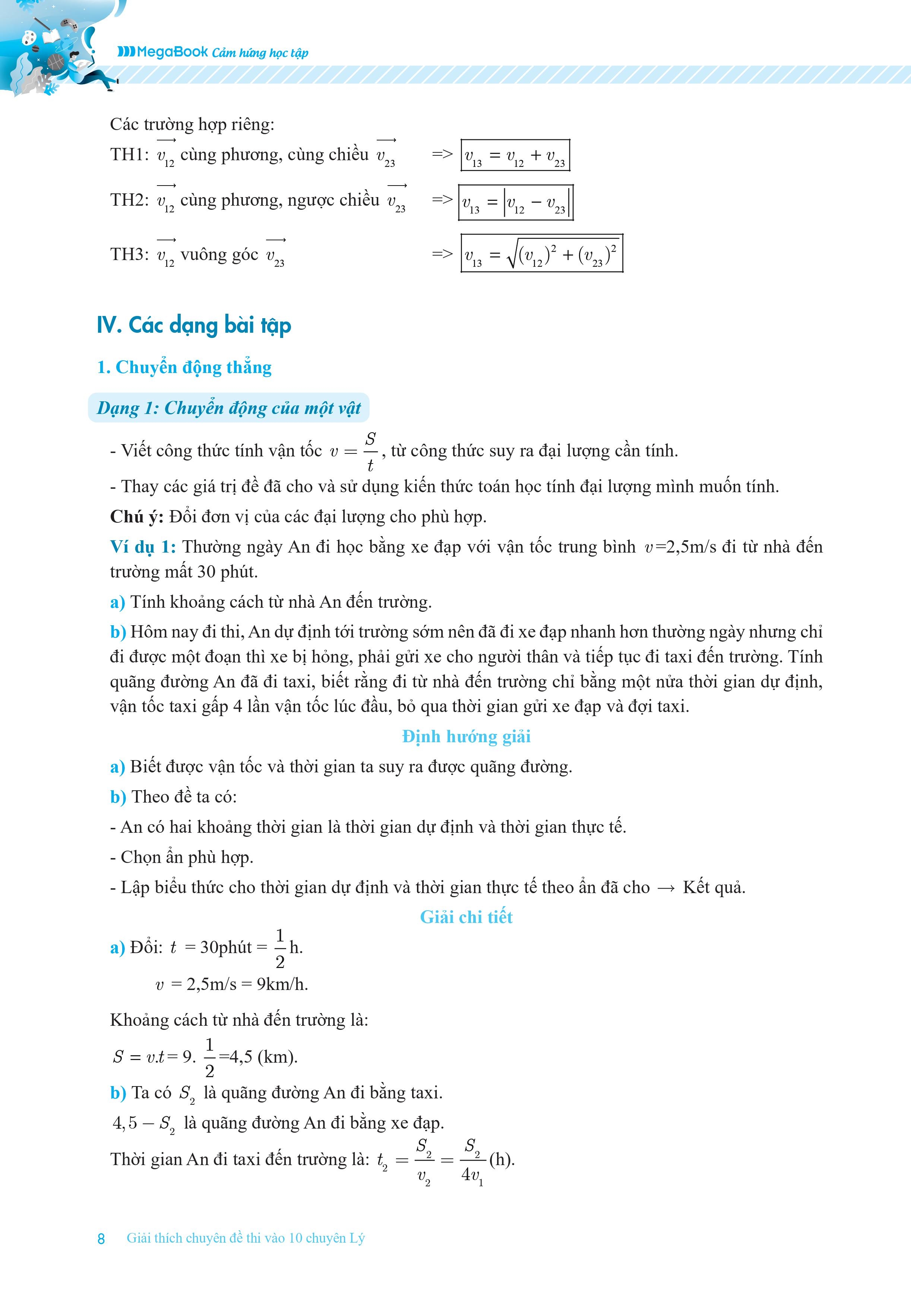 giải thích chuyên đề thi vào 10 chuyên lý