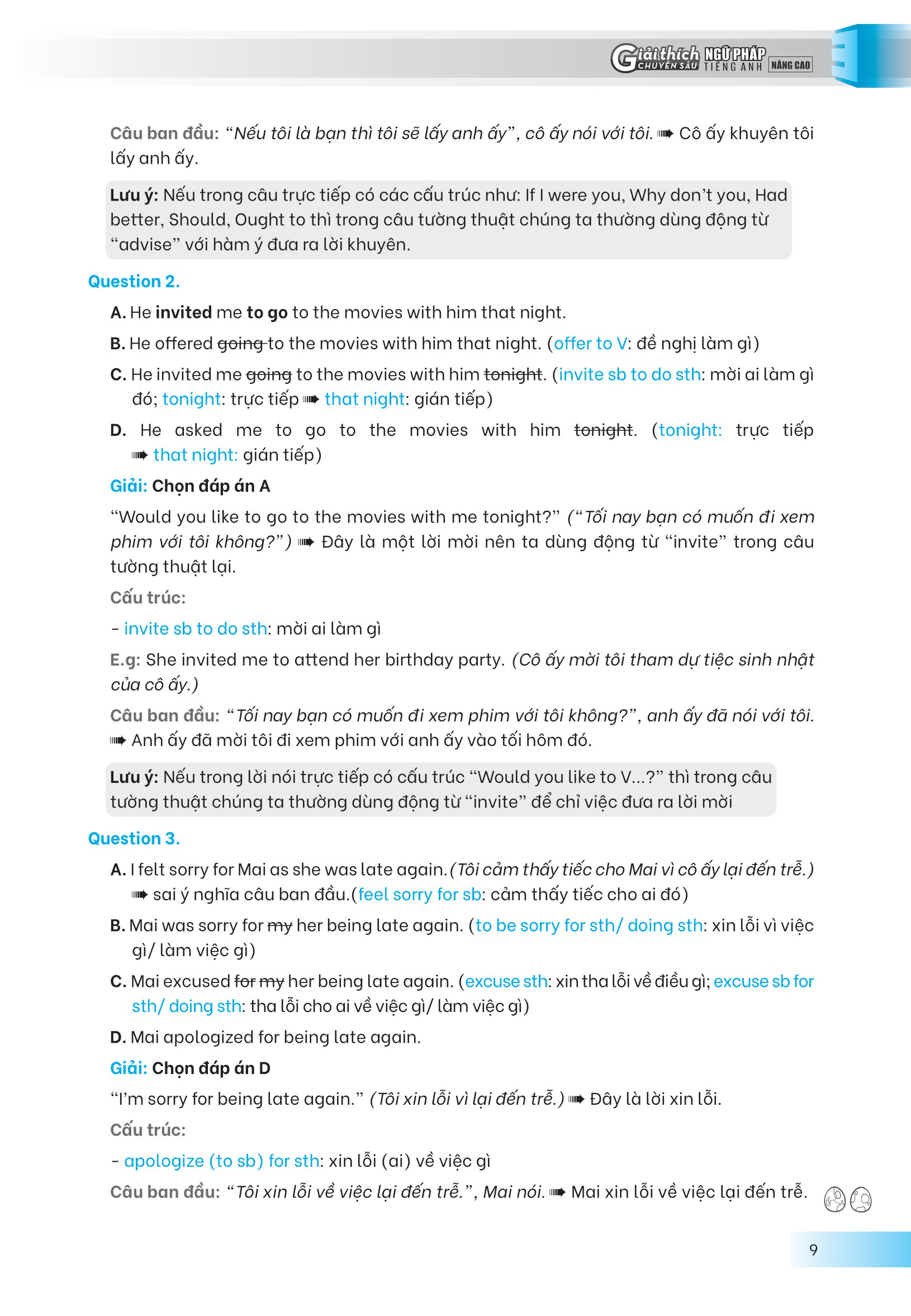 giải thích chuyên sâu - bài tập nâng cao ngữ pháp tiếng anh theo chủ đề