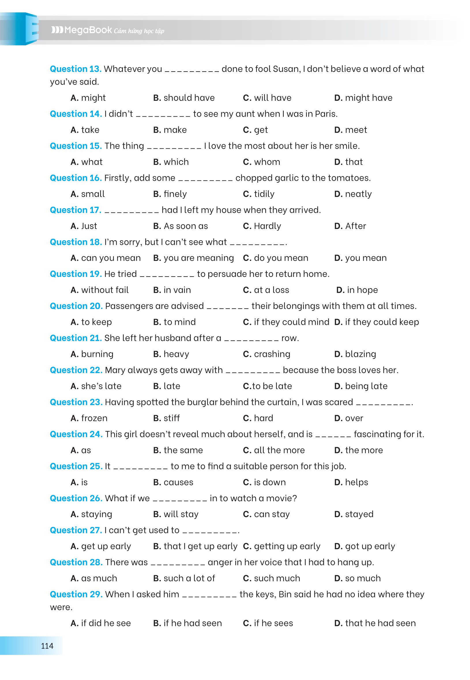 giải thích chuyên sâu - bài tập nâng cao ngữ pháp tiếng anh theo chủ đề