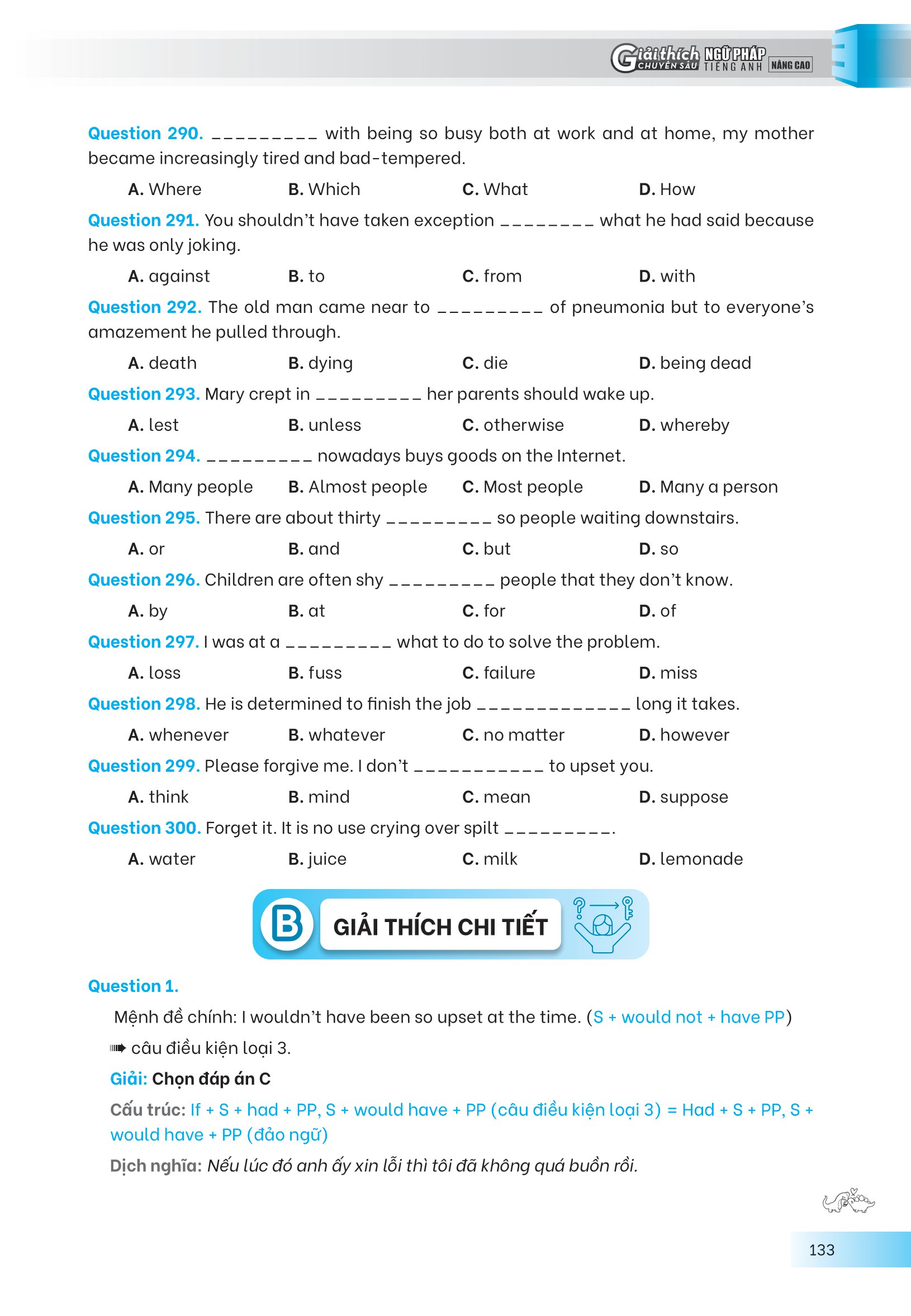 giải thích chuyên sâu - bài tập nâng cao ngữ pháp tiếng anh theo chủ đề