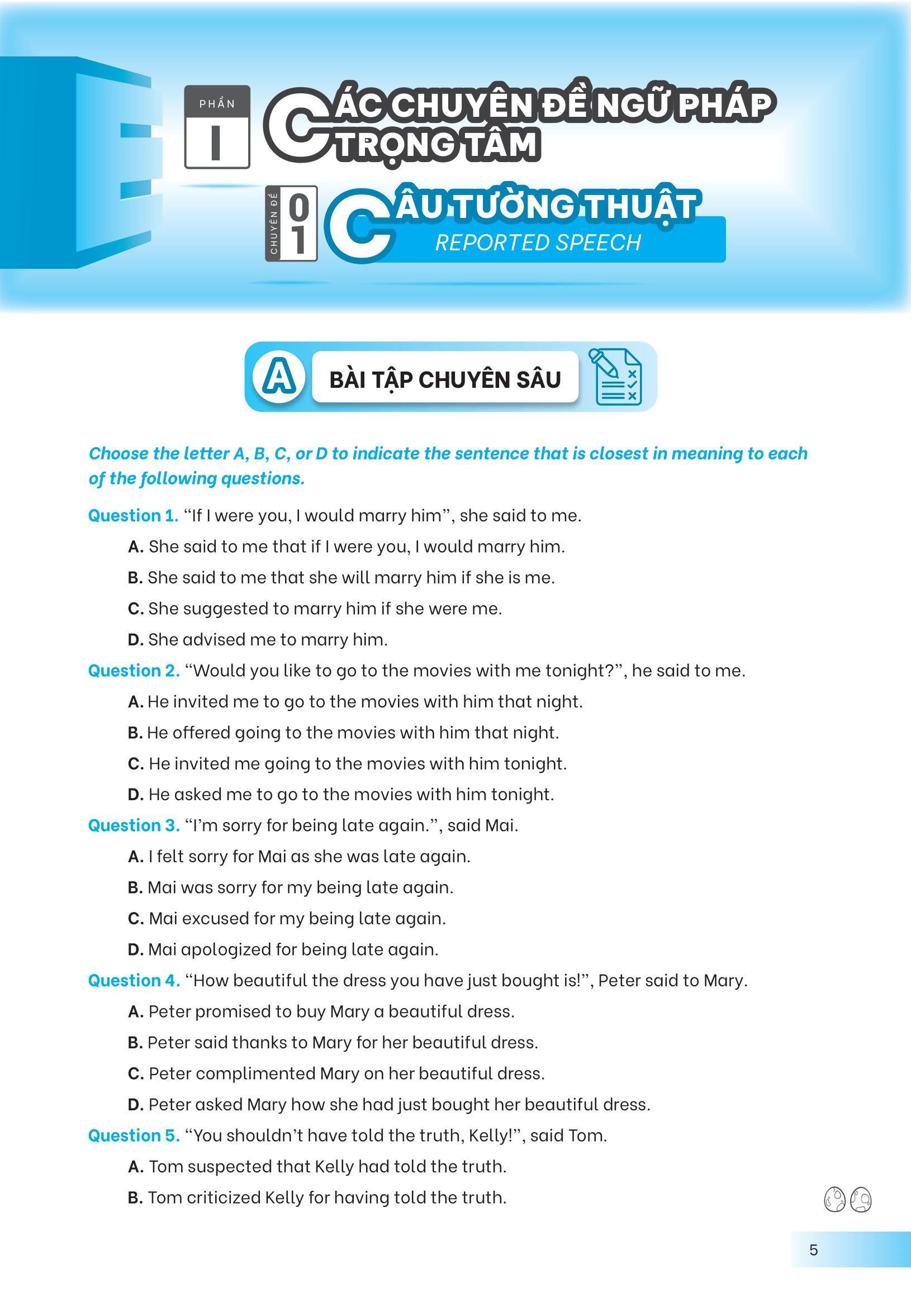 giải thích chuyên sâu - bài tập nâng cao ngữ pháp tiếng anh theo chủ đề