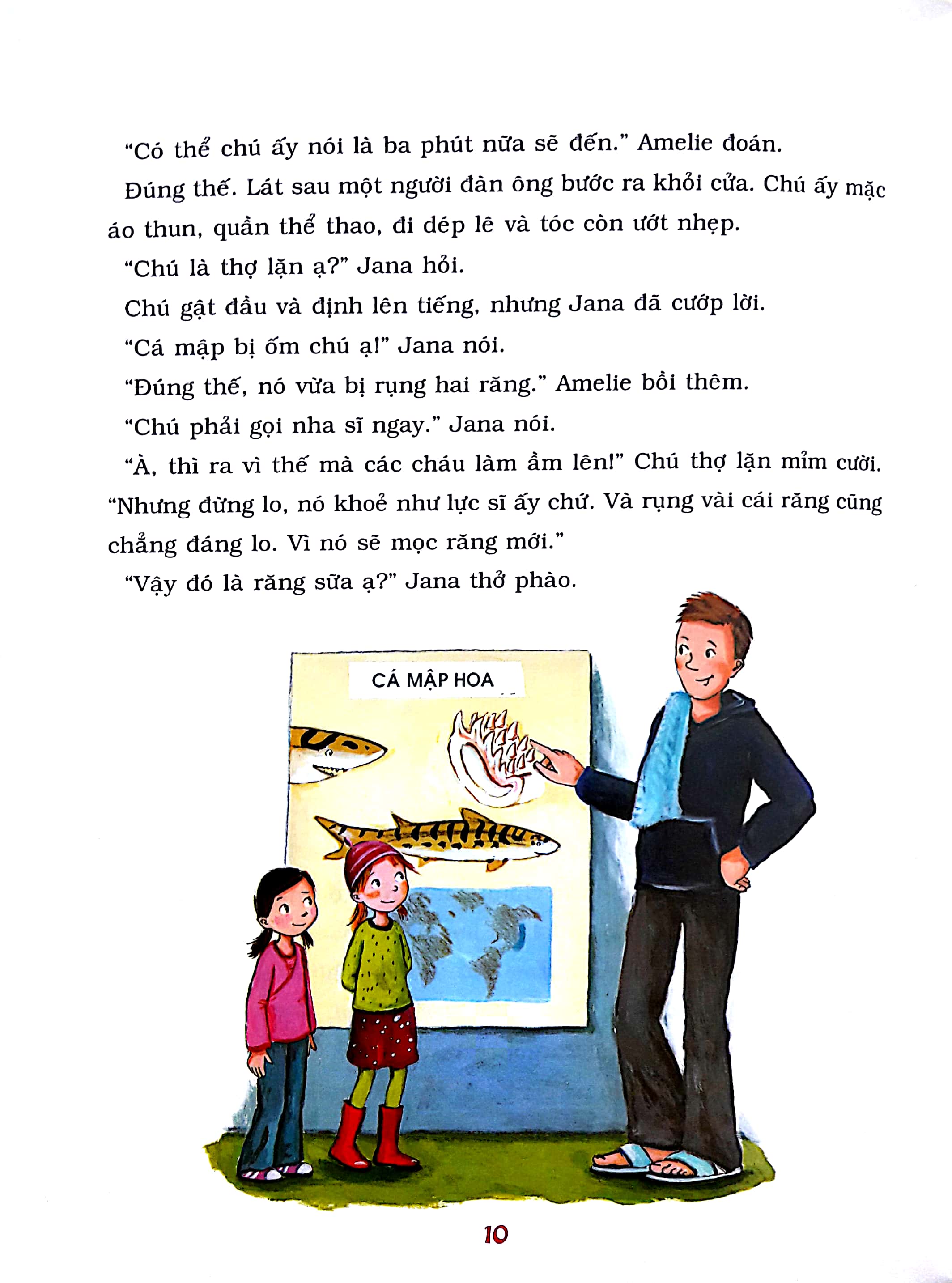 giải thích giùm em - tại sao cá mập không cần nha sĩ?