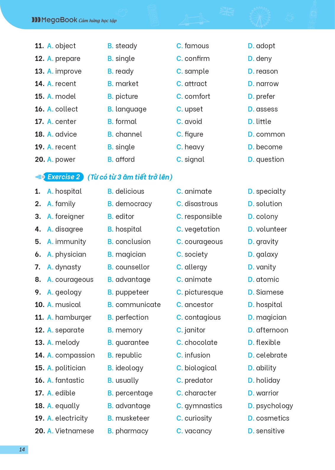 giải thích và ôn luyện chuyên đề tiếng anh thi vào lớp 6 trường thcs chất lượng cao