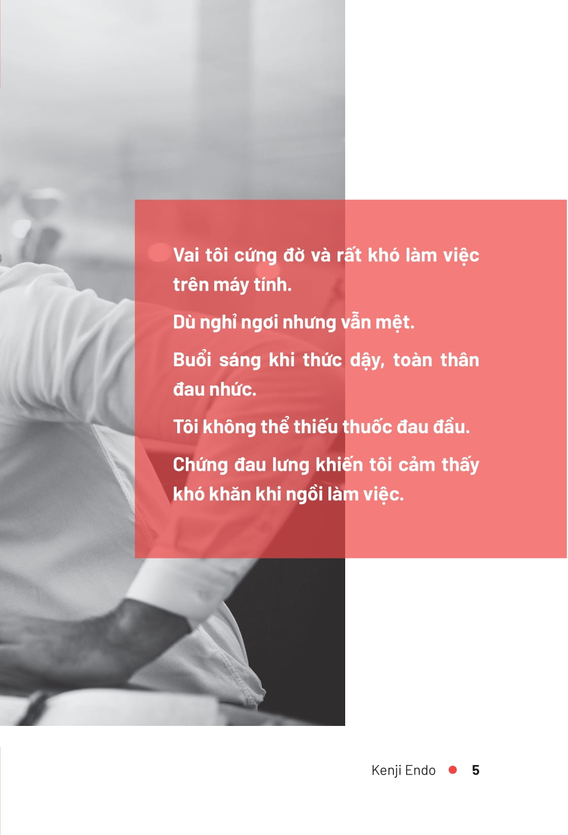 giải tỏa mọi cơn đau cho dân văn phòng