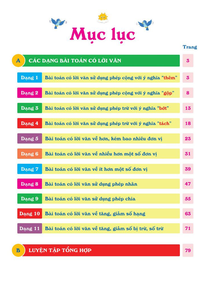 giải toán có lời văn lớp 2