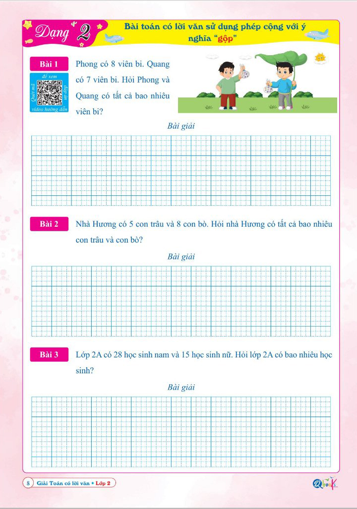giải toán có lời văn lớp 2