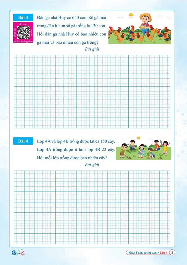 giải toán có lời văn lớp 4