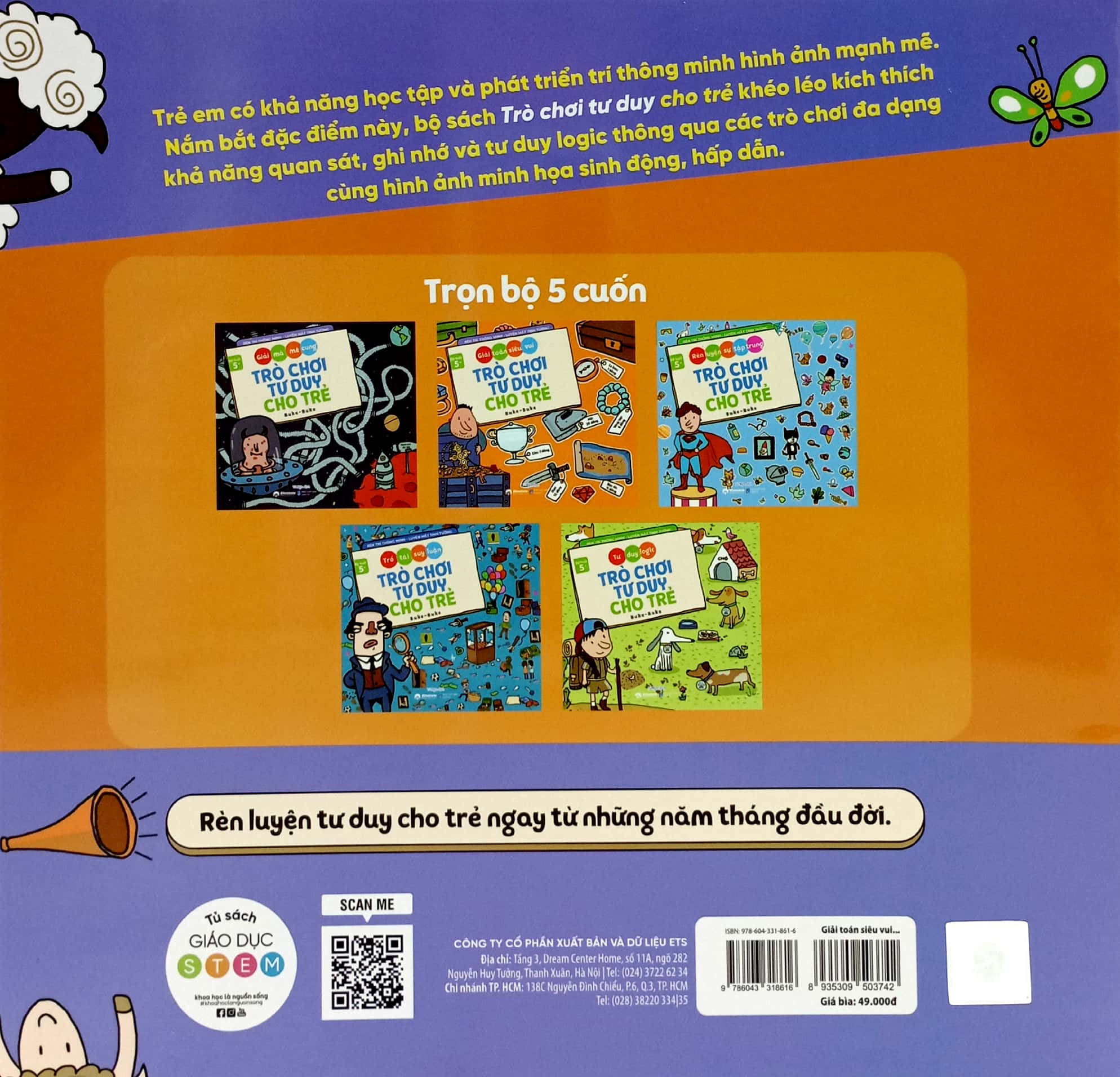 giải toán siêu vui - trò chơi tư duy cho trẻ (dành cho bé từ 5 tuổi)