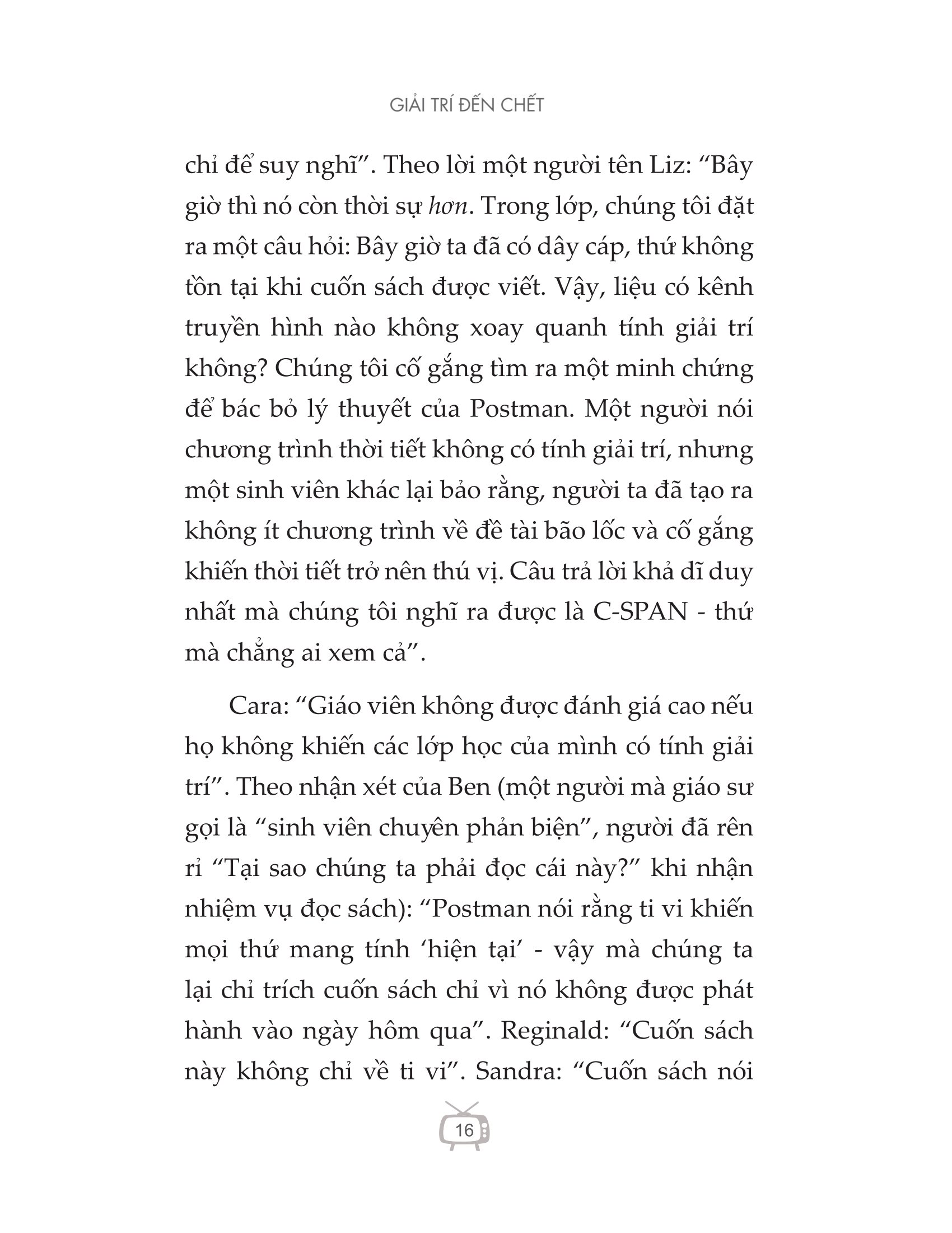 giải trí đến chết