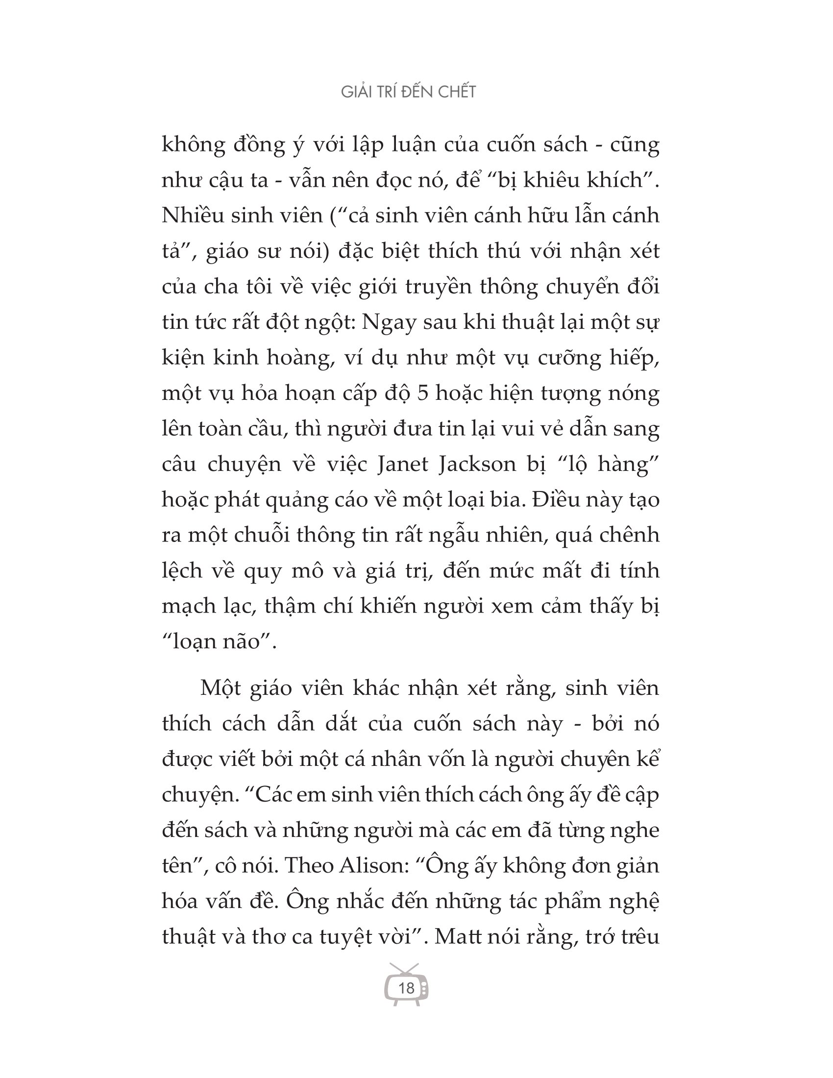 giải trí đến chết