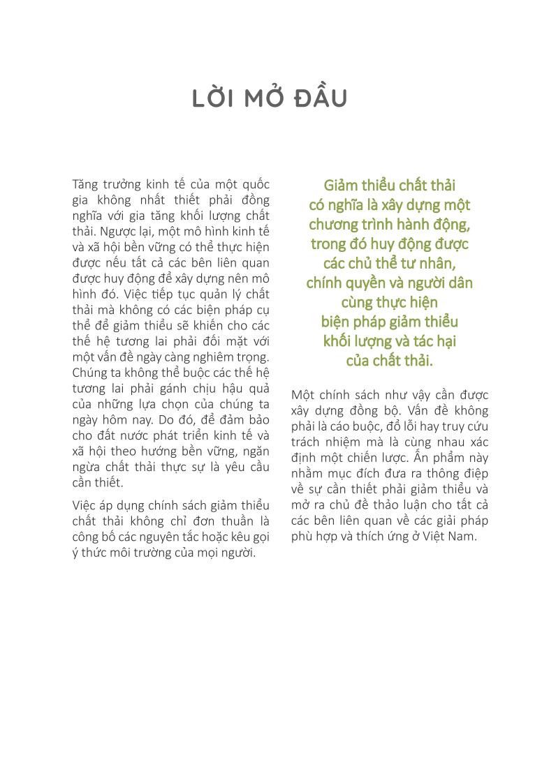giảm thiểu chất thải tại việt nam - cần hành động trước khi quá muộn