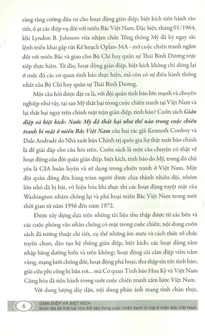 gián điệp và biệt kích nước mỹ đã thất bại như thế nào trong cuộc chiến tranh bí mật ở miền bắc việt nam