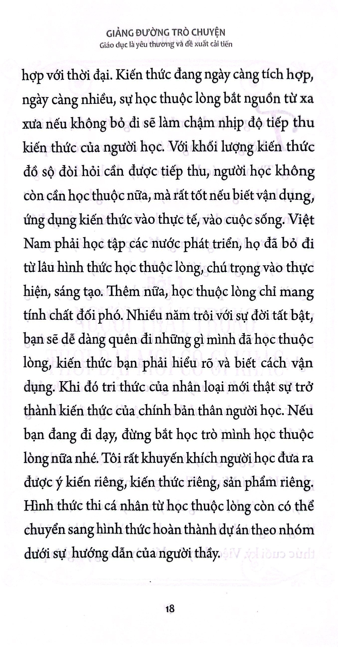 giảng đường trò chuyện