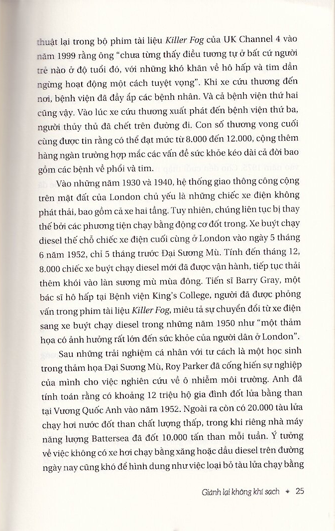 giành lại không khí sạch - sự khởi đầu và kết thúc của ô nhiễm khí quyển (tái bản)