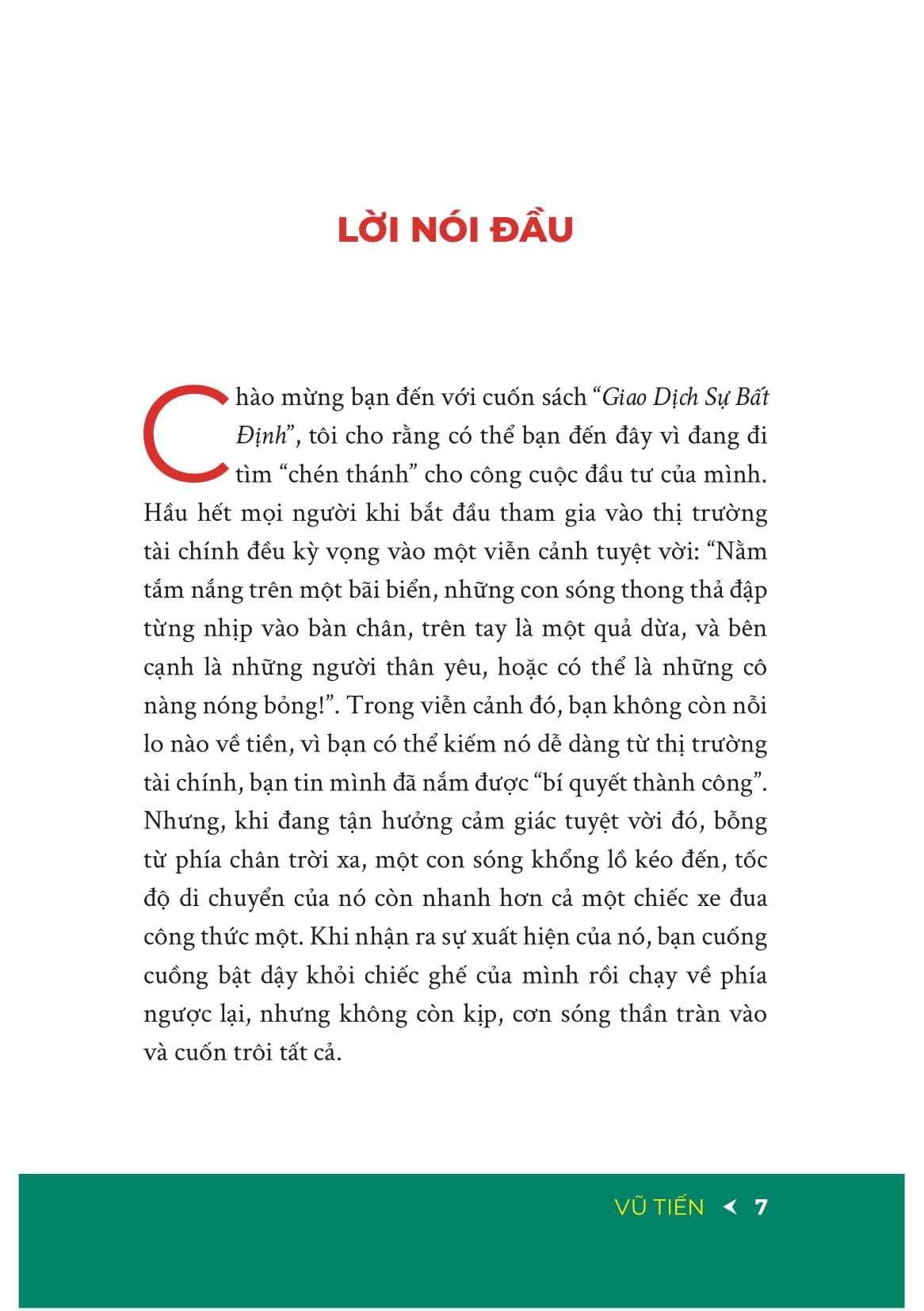 giao dịch sự bất định - phương pháp đầu tư thực chiến trong môi trường đầy ngẫu nhiên của thị trường tài chính