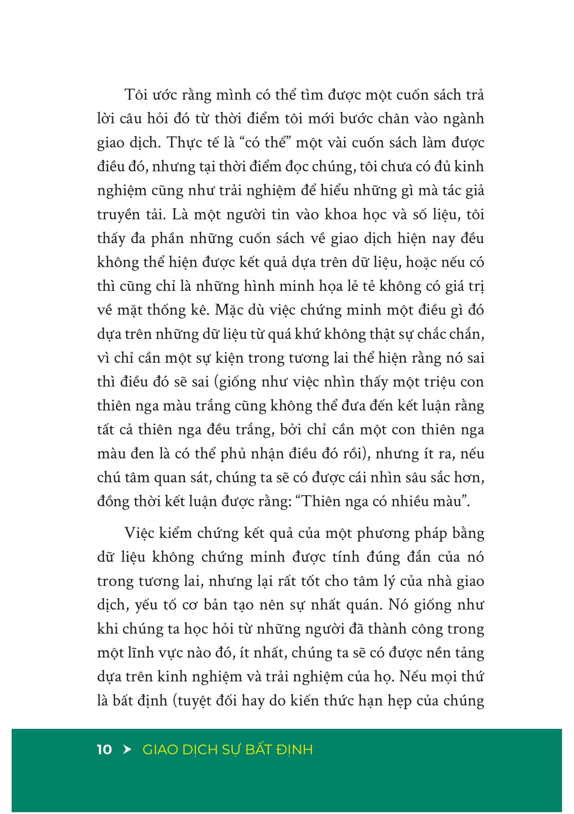 giao dịch sự bất định - phương pháp đầu tư thực chiến trong môi trường đầy ngẫu nhiên của thị trường tài chính