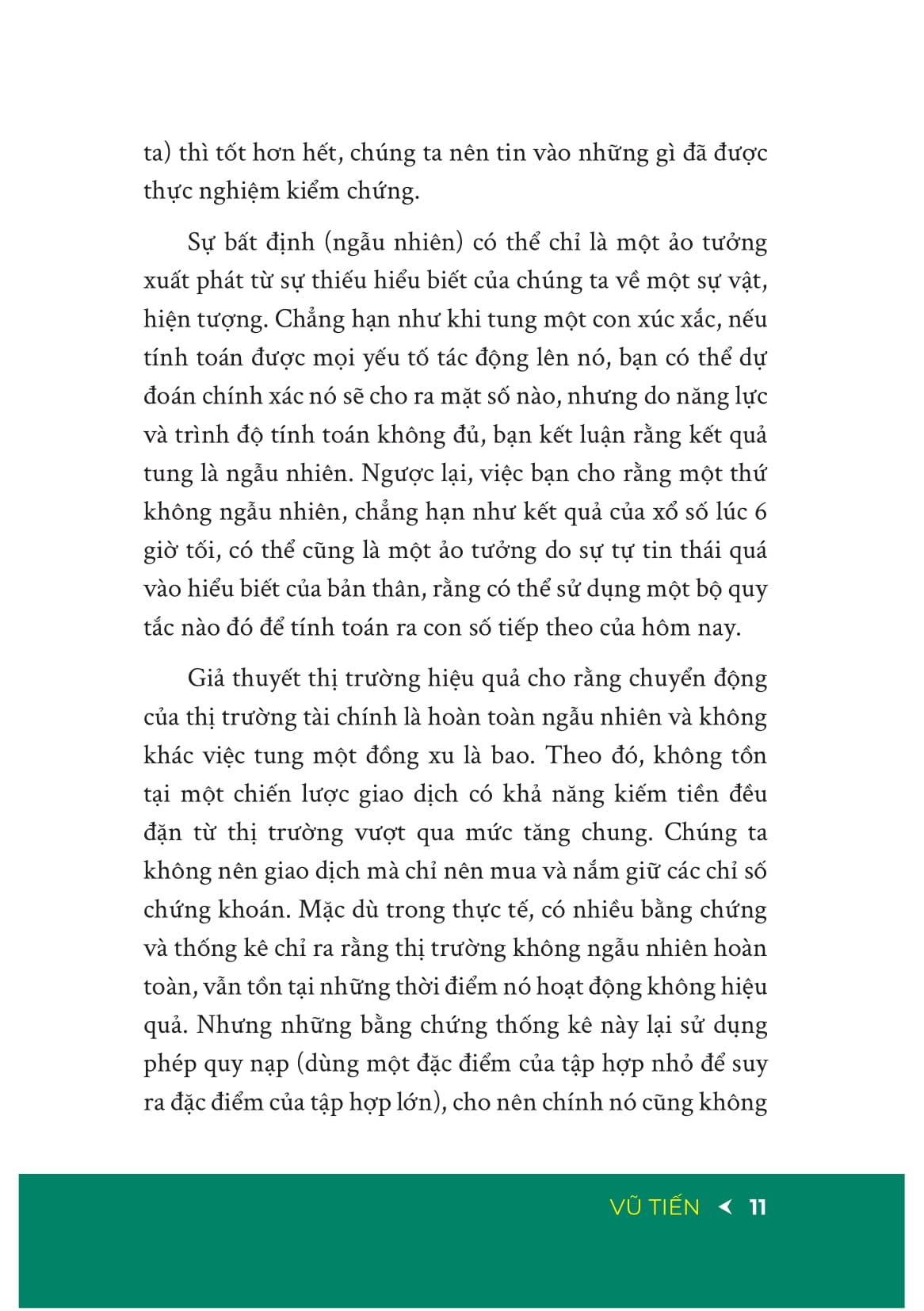 giao dịch sự bất định - phương pháp đầu tư thực chiến trong môi trường đầy ngẫu nhiên của thị trường tài chính