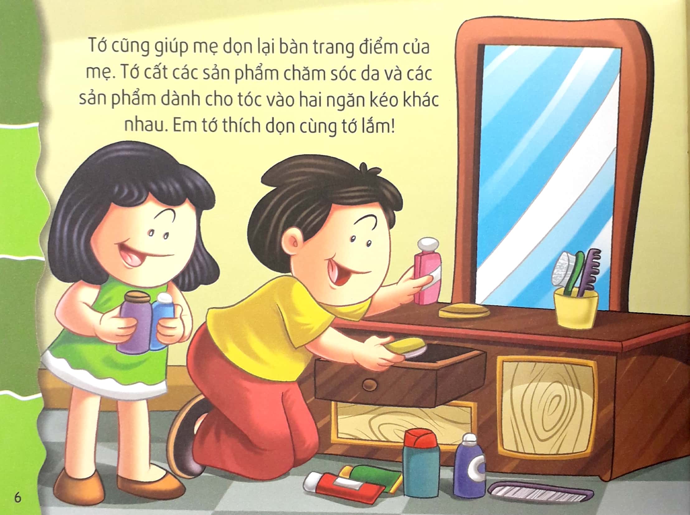 giáo dục các kỹ năng cần thiết cho trẻ - sắp xếp nhà cửa thật là vui