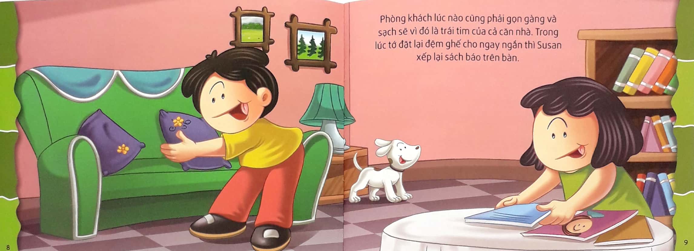 giáo dục các kỹ năng cần thiết cho trẻ - sắp xếp nhà cửa thật là vui