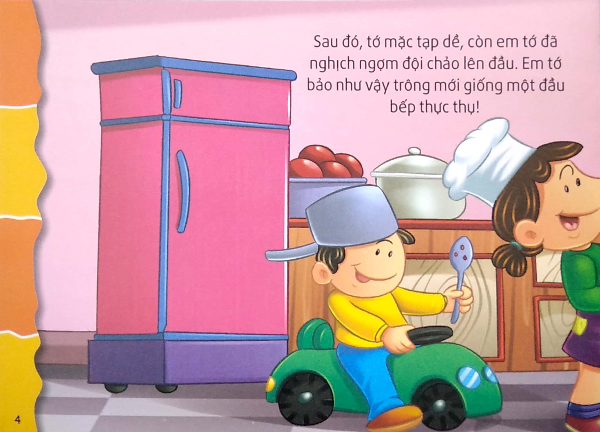 giáo dục các kỹ năng cần thiết cho trẻ - vào bếp học nấu ăn