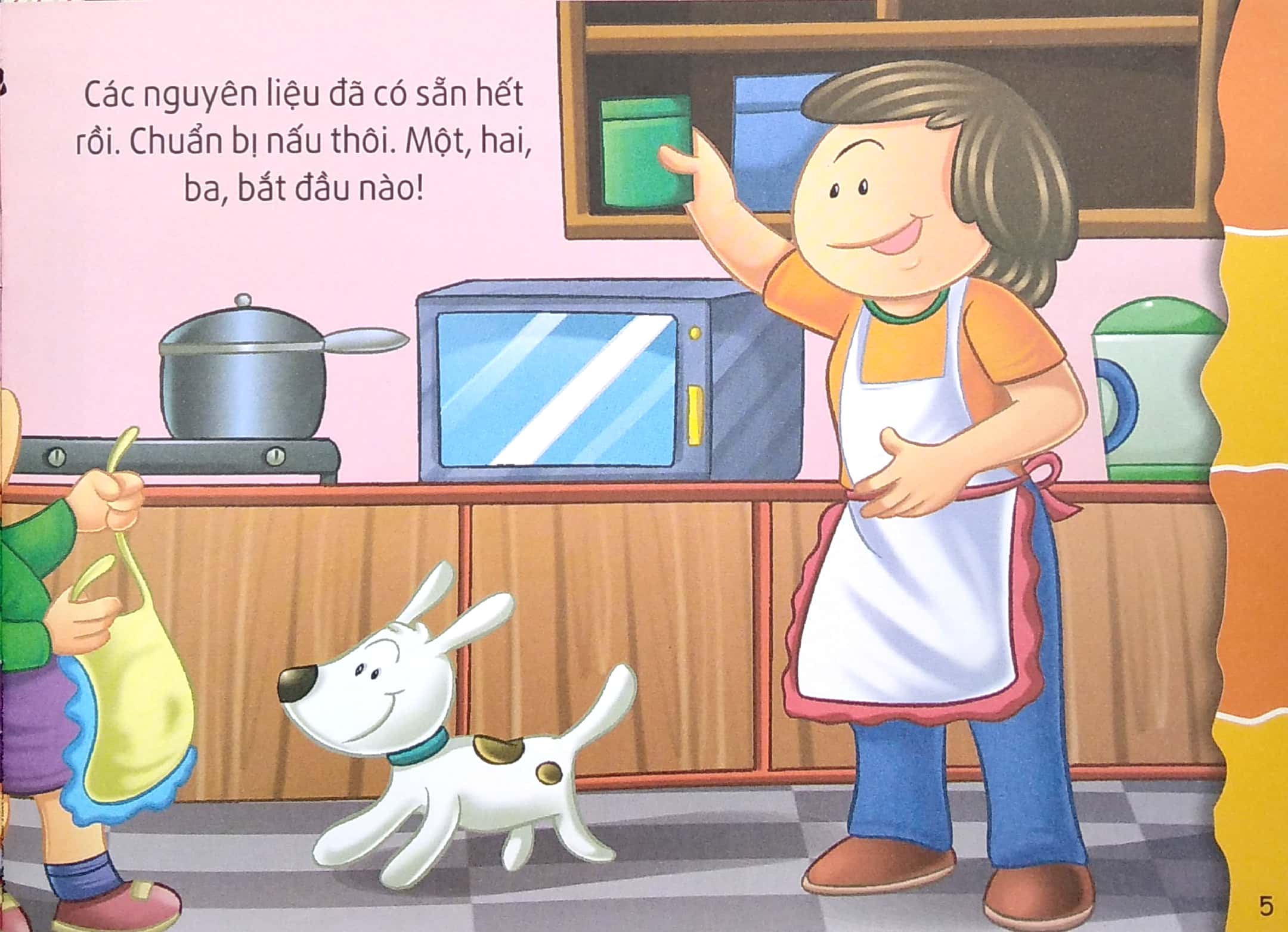 giáo dục các kỹ năng cần thiết cho trẻ - vào bếp học nấu ăn