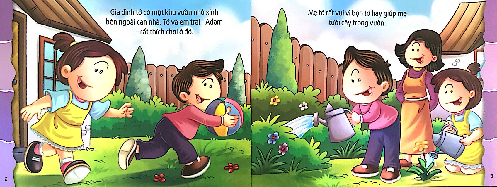 giáo dục các kỹ năng cần thiết cho trẻ - vui trồng cây