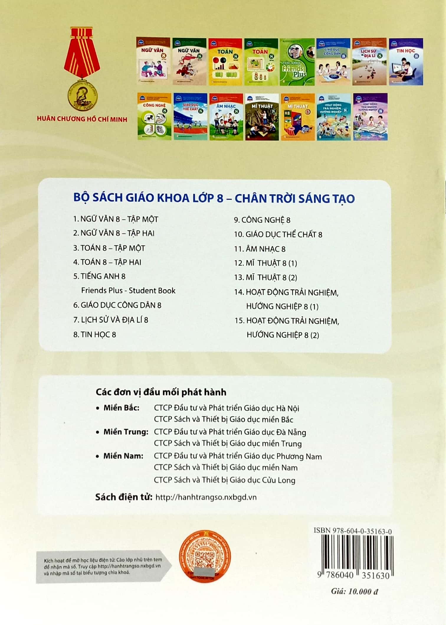 giáo dục công dân 8 (chân trời sáng tạo) (chuẩn)