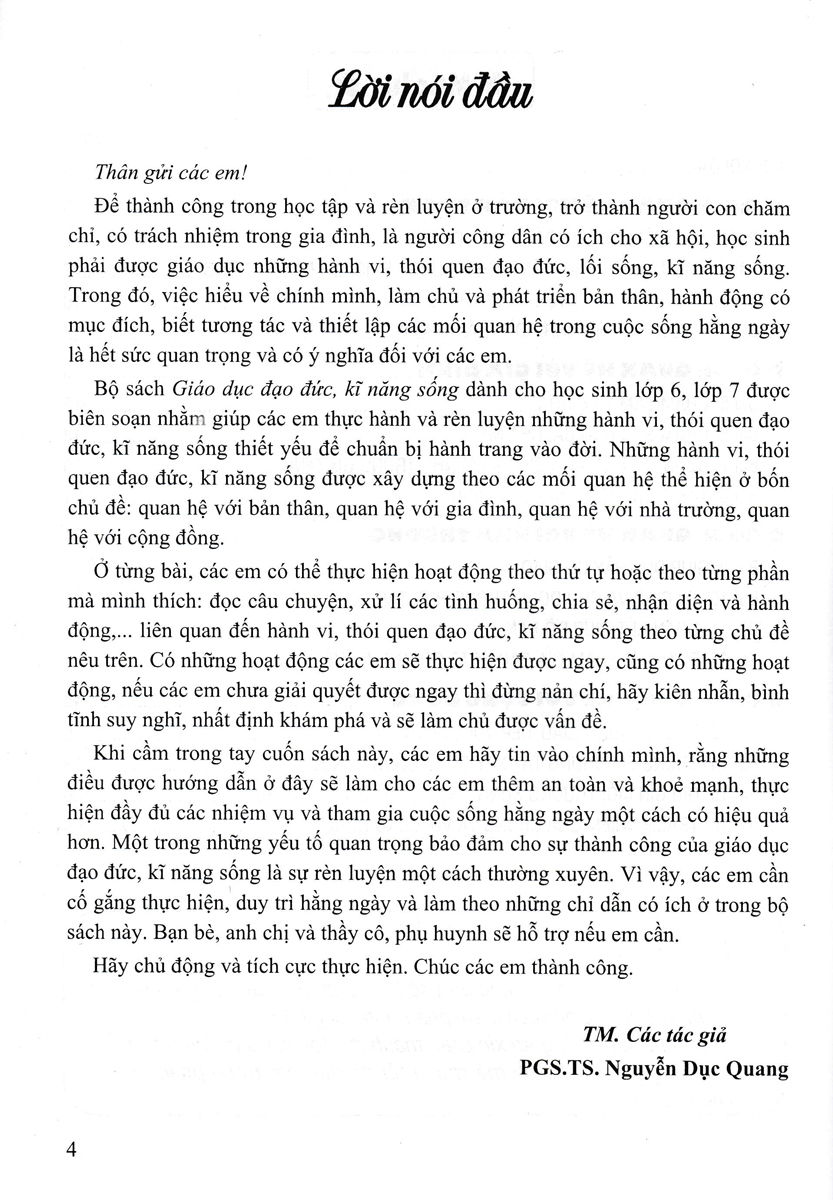 Giao Duc Dao Duc, Ki Nang Song Danh Cho Hoc Sinh Lop 7