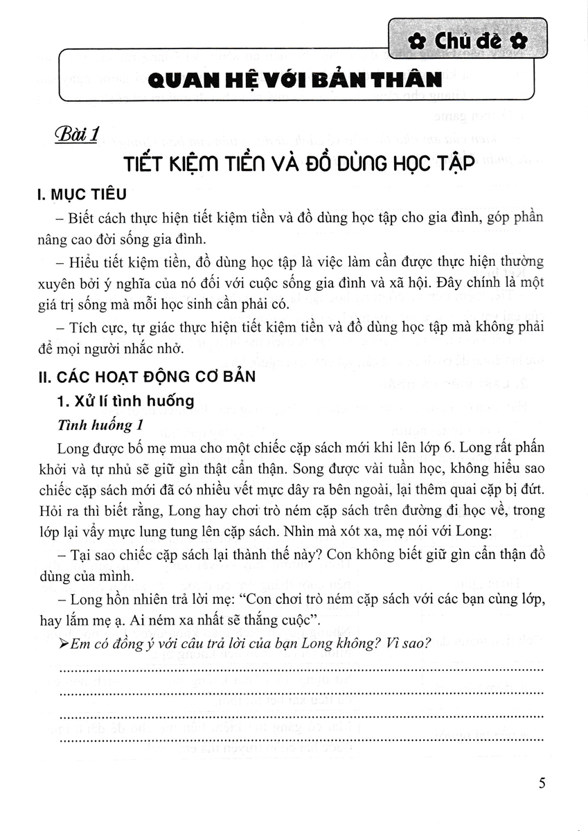 Giao Duc Dao Duc, Ki Nang Song Danh Cho Hoc Sinh Lop 7